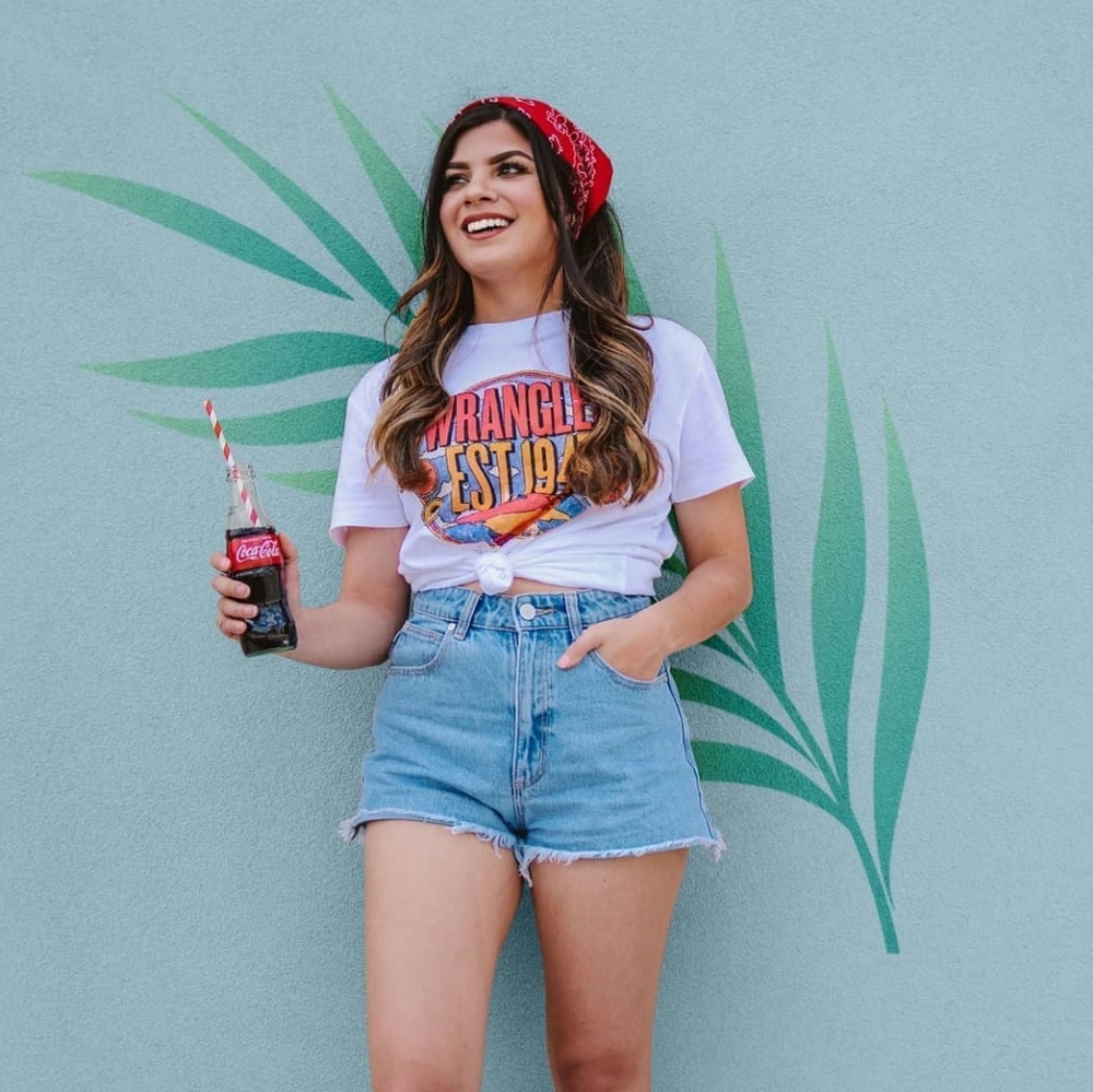 A Brand Denim Shorts